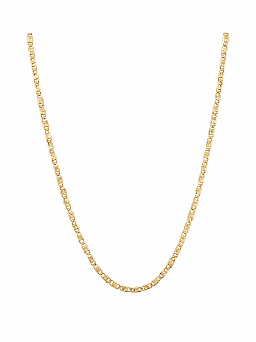 Mujer Cadena Tejido Guchi Florentino - 2.5 mm -40 cm - Oro 10k Collar Para Mujer REALZA JOYAS
