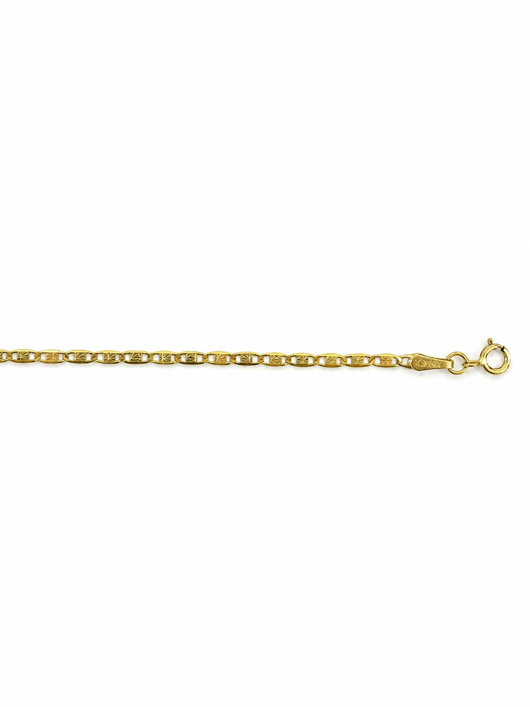Mujer Cadena Tejido Guchi Florentino - 1.5 mm -45 cm - Oro 10k Collar Para Mujer REALZA JOYAS
