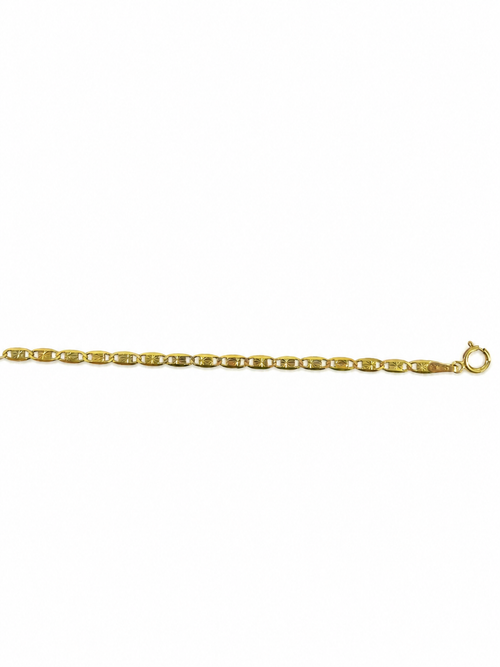 Mujer Cadena Tejido Guchi Florentino - 2.5 mm -40 cm - Oro 10k Collar Para Mujer REALZA JOYAS
